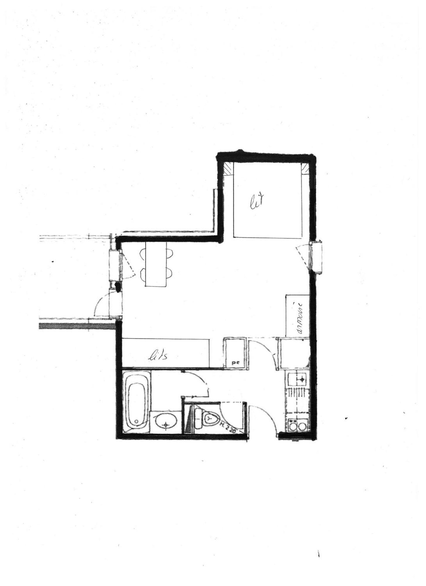 Residence Le Faegot A Valmorel- Studio 4 Personnes Exterior foto